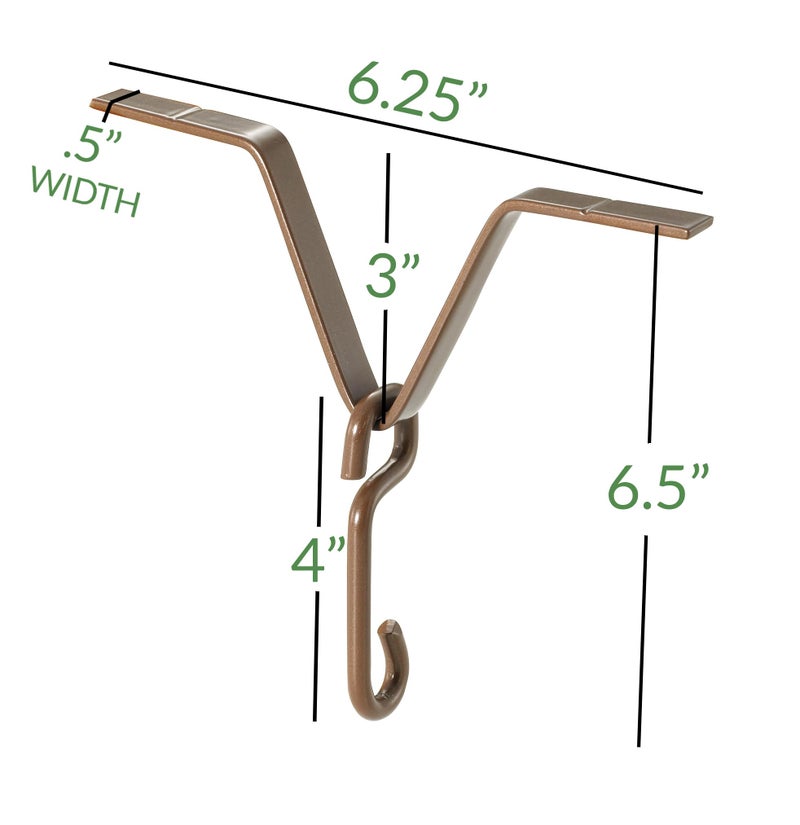 Good Directions 467P Gutter Clip for Rain Chain   Brown   7x6 inches - Image 3